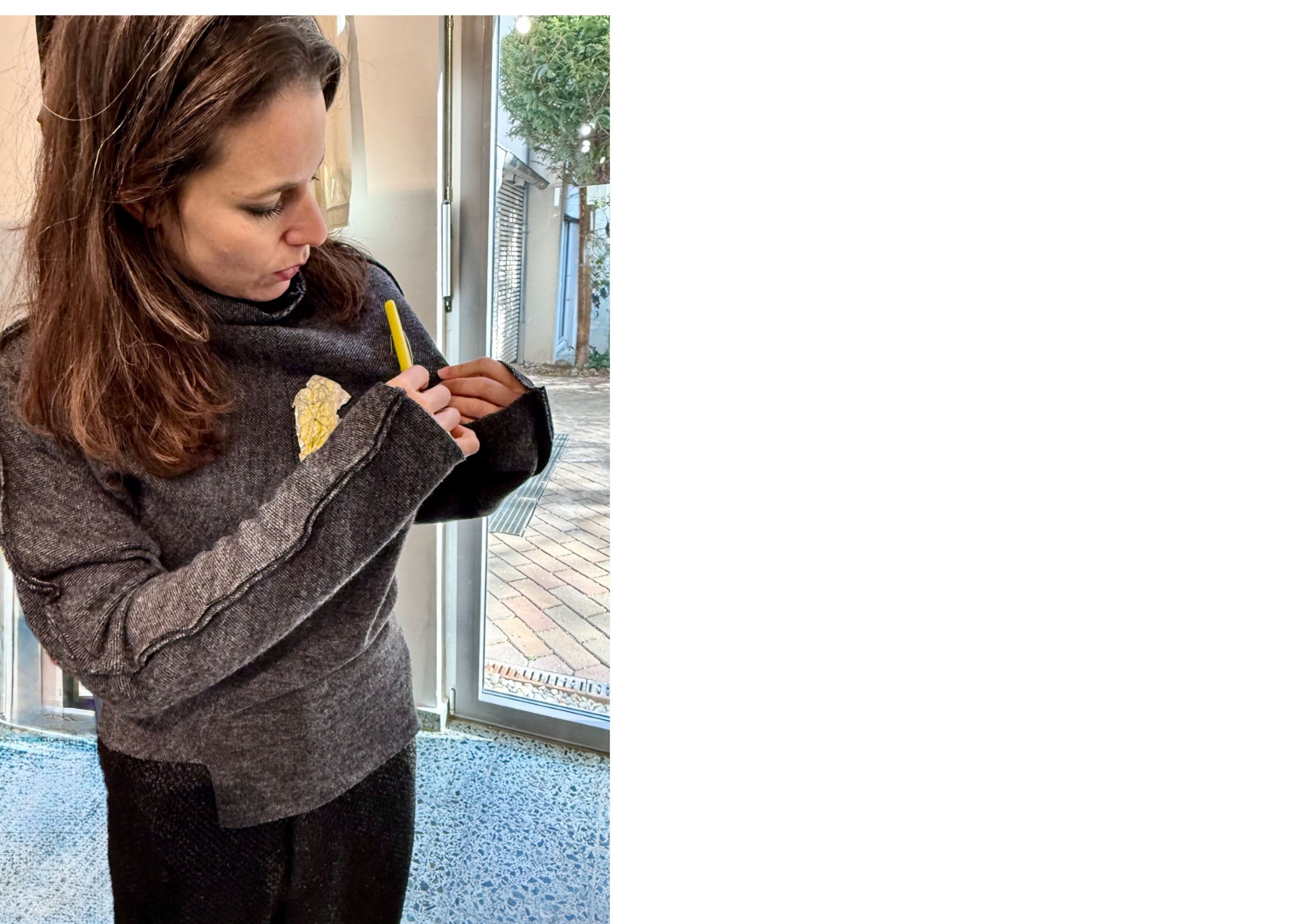 Maria mit Autorenschmuck von Lieta Marziali