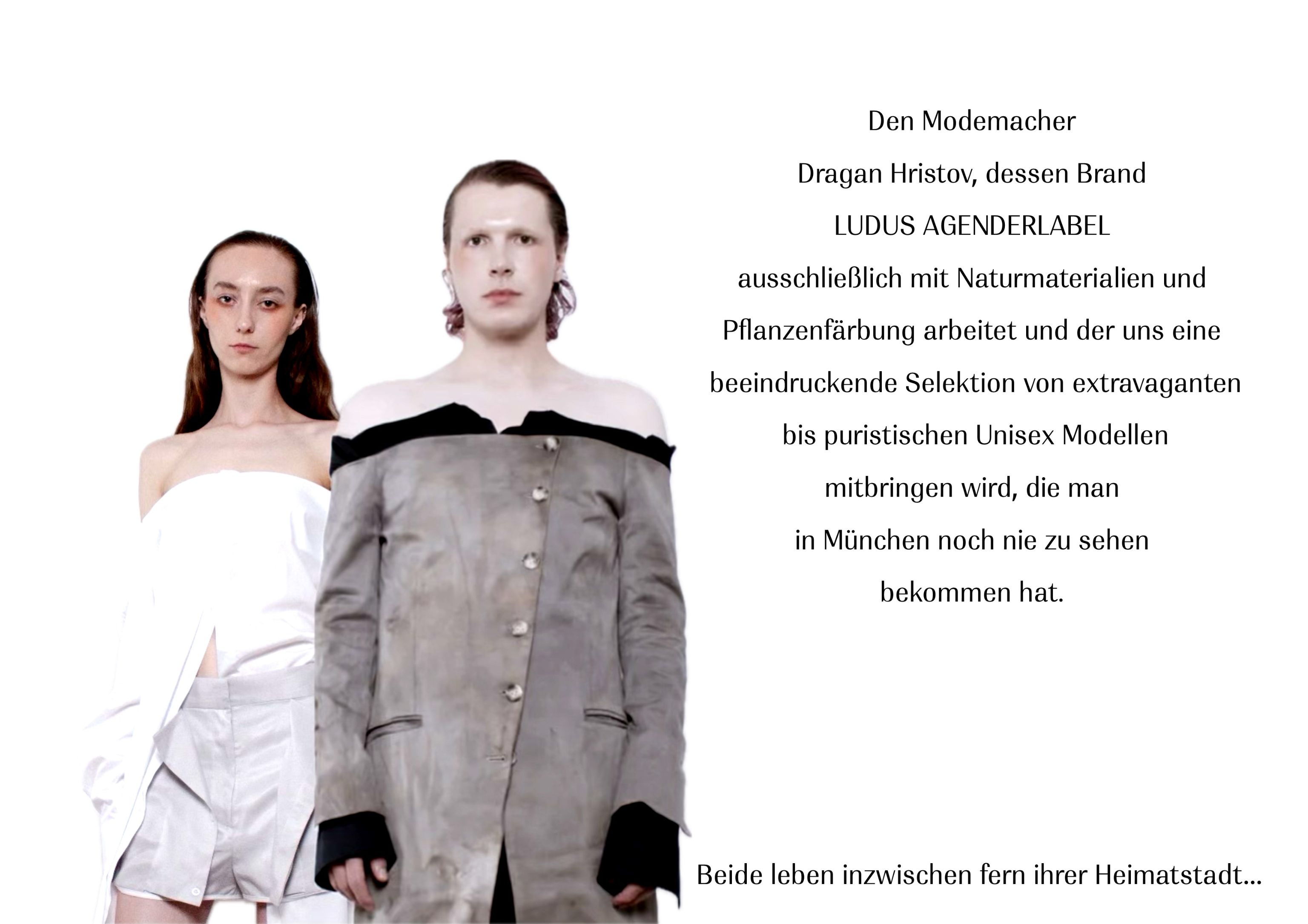 wearable art fashion pieces by LUDUS AGENDERLABEL