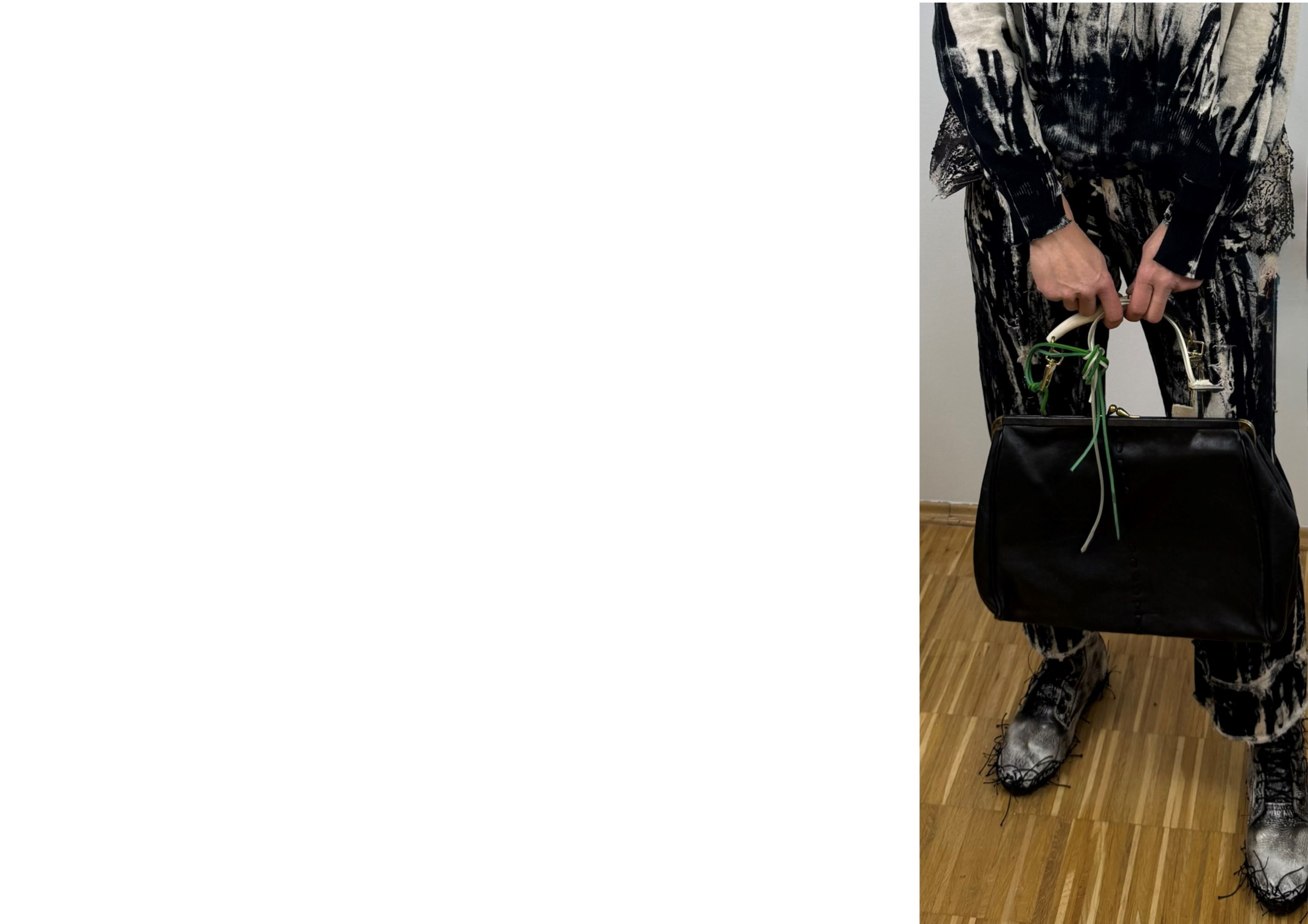 wearable art clothing an handbag