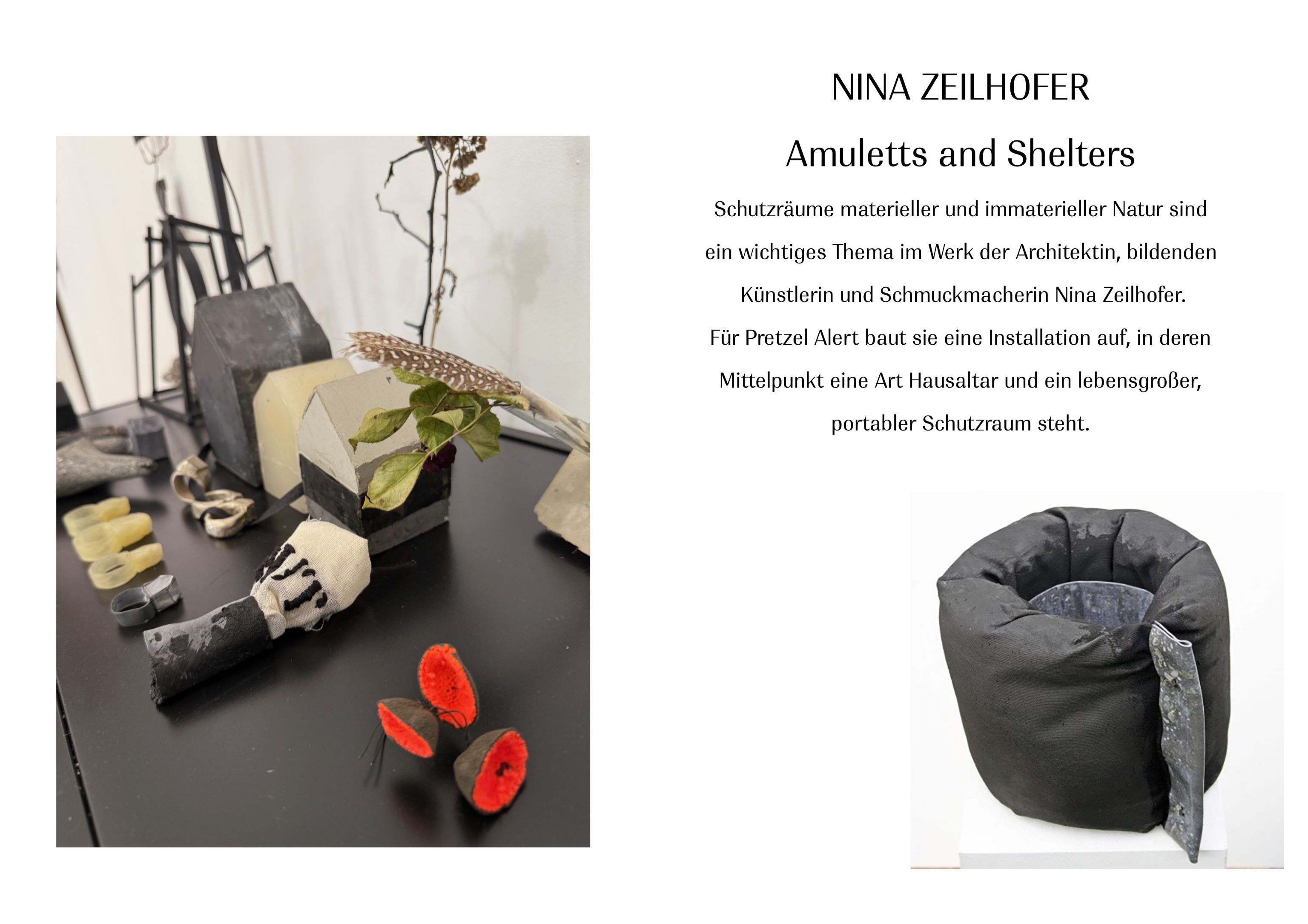 Details of art jewellery by Nina Zeilhofer