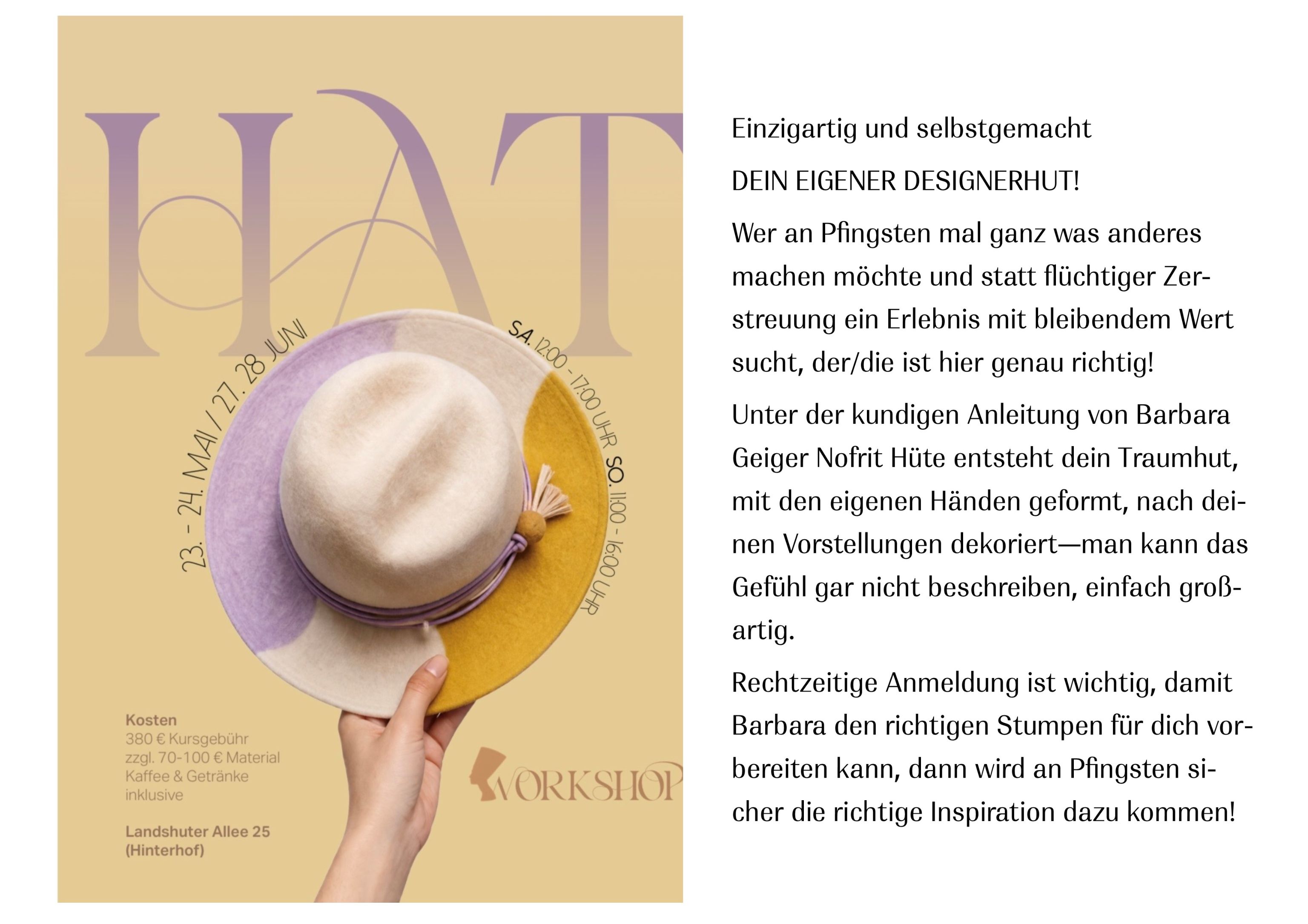 Workshop how to make your own artwork