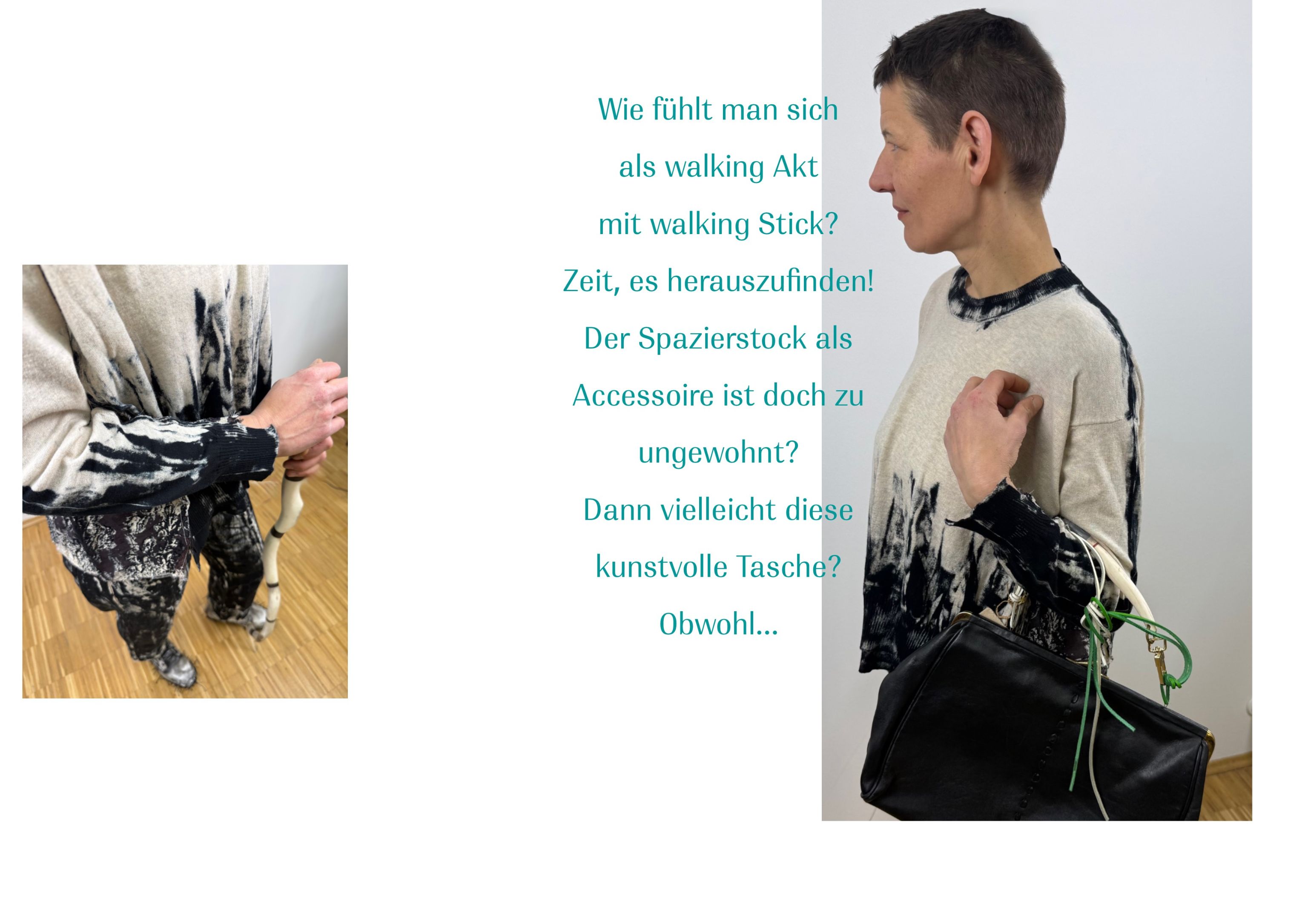 Wearable Art Objekte handbemalt