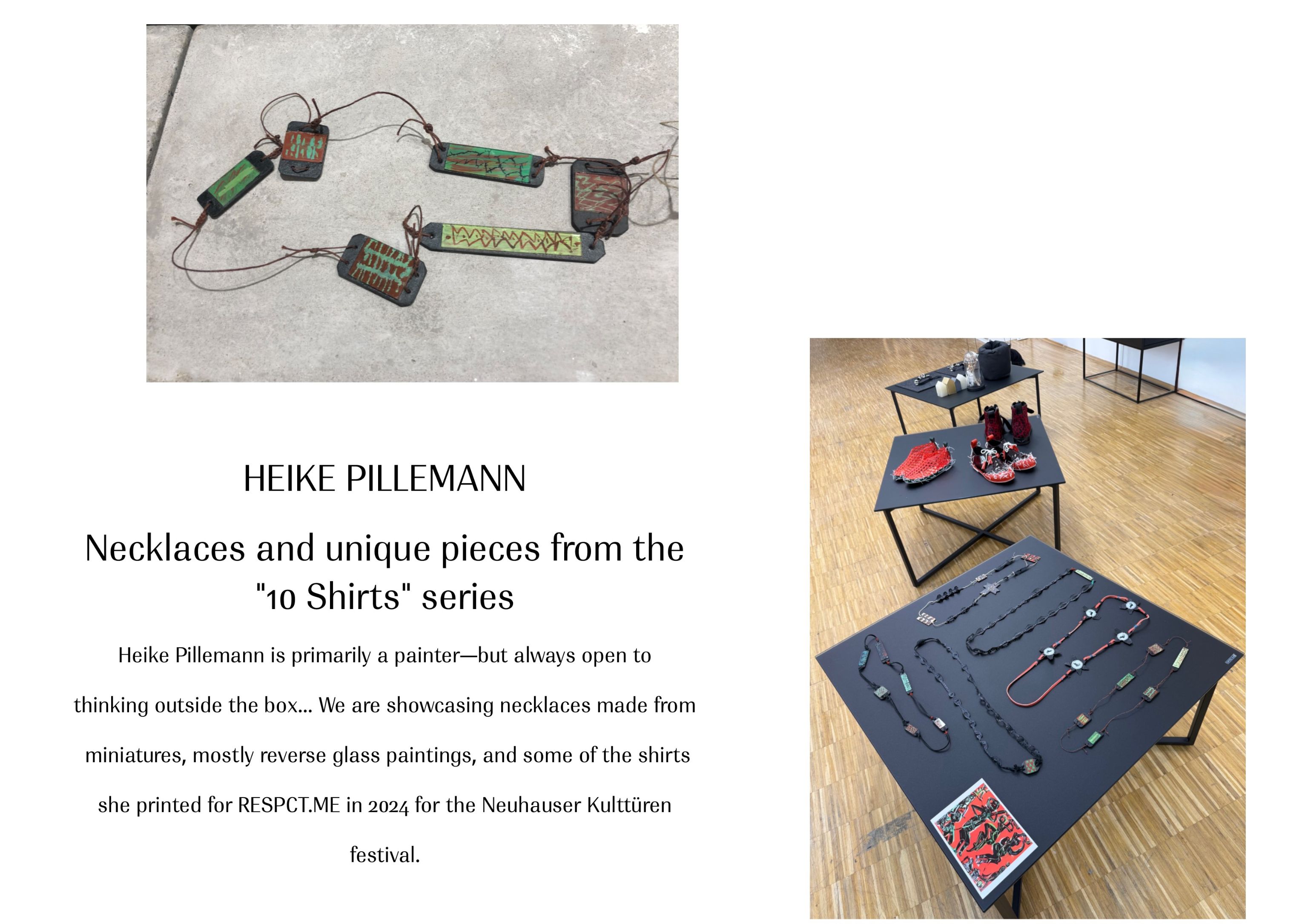 art jewellery necklaces by Heike Pillemann